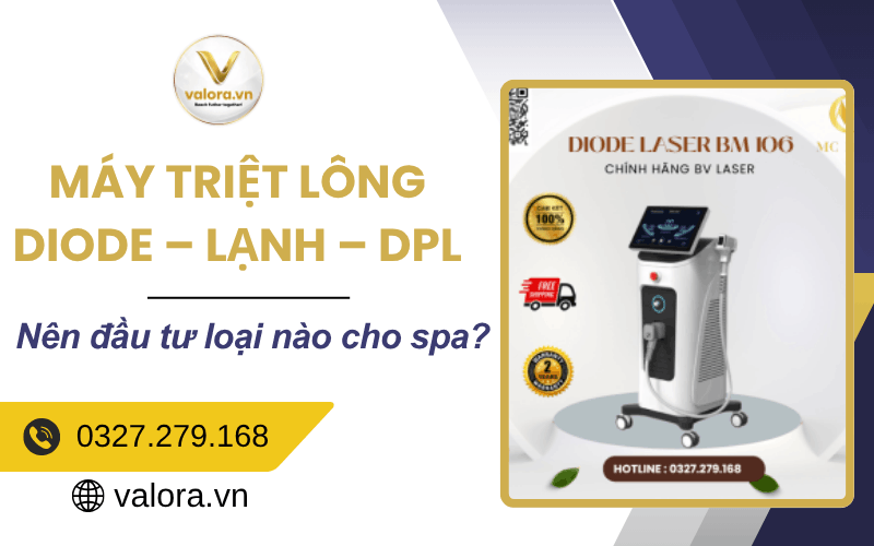 máy triệt lông (Diode - Lạnh - DPL)