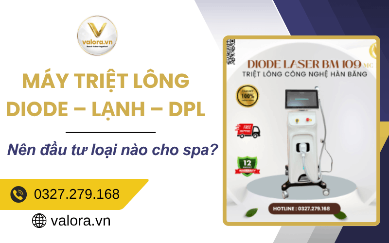 máy triệt lông (Diode - Lạnh - DPL)