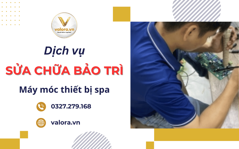 sửa chữa bảo trì thiết bị spa