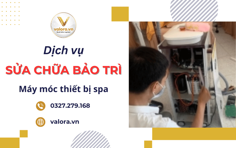 sửa chữa bảo trì thiết bị spa