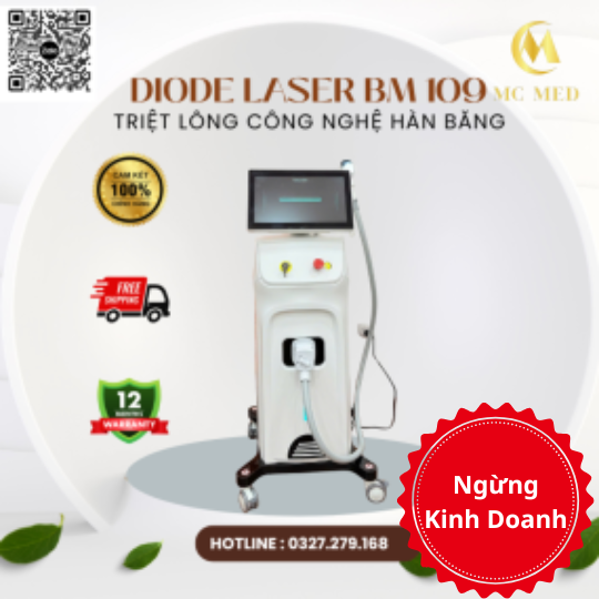 Máy Triệt Lông Diode Laser BM 109 – Hàng Chính Hãng BV Laser