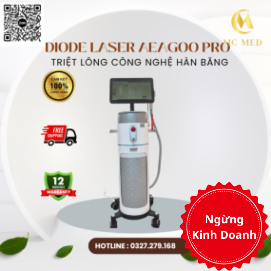 Máy Triệt Lông Diode Laser Aeagoo Pro – Giải Pháp Triệt Lông Chuyên Nghiệp Cho Spa