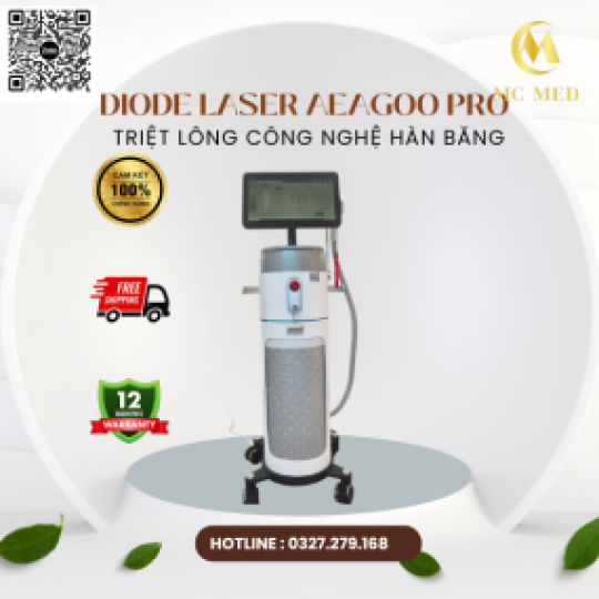 Máy Triệt Lông Diode Laser Aeagoo Pro – Giải Pháp Triệt Lông Chuyên Nghiệp Cho Spa