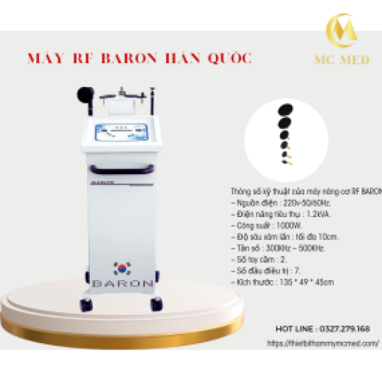 MÁY RF BARON NHẬP KHẨU HÀN QUỐC