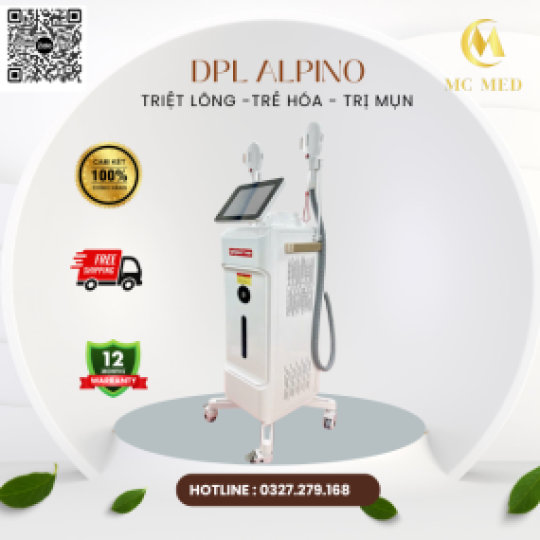 MÁY TRIỆT LÔNG DPL ALPINO CHÍNH HÃNG GIÁ TỐT TẠI MC MED