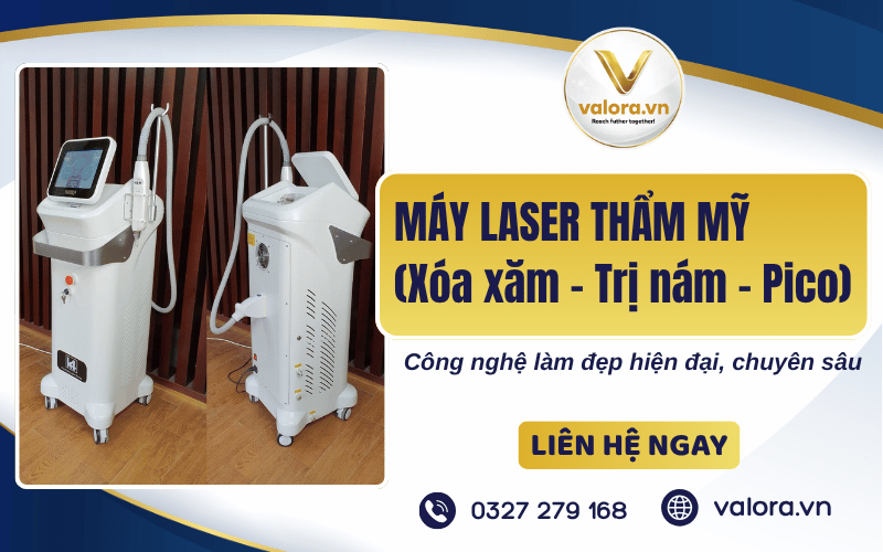 Máy laser thẩm mỹ (xóa xăm - trị nám - pico)