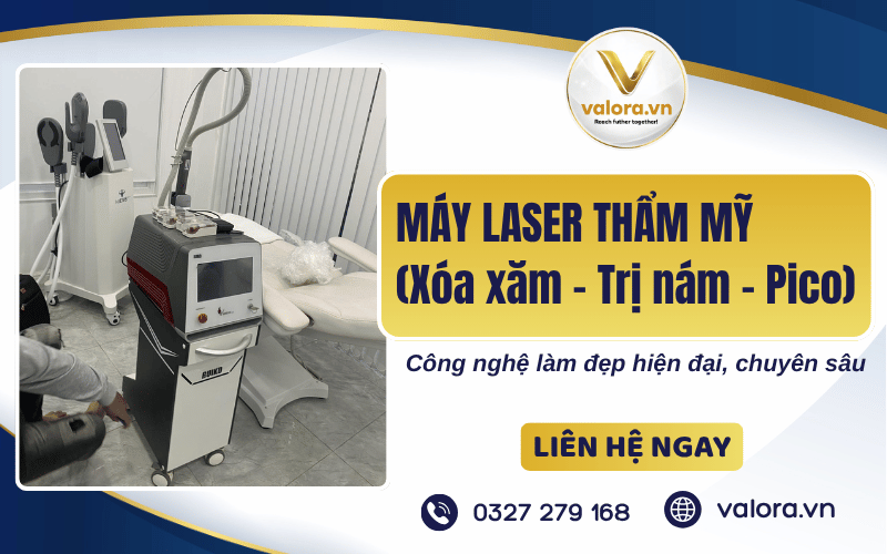 Máy laser thẩm mỹ (xóa xăm - trị nám - pico)