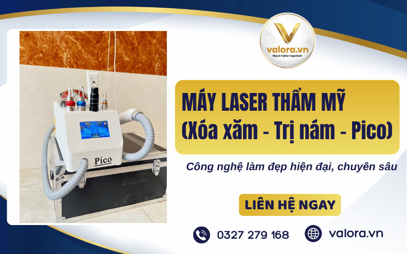 Máy laser thẩm mỹ (xóa xăm - trị nám - pico)