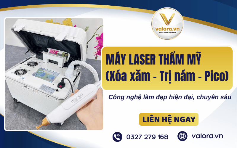 Máy laser thẩm mỹ (xóa xăm - trị nám - pico)